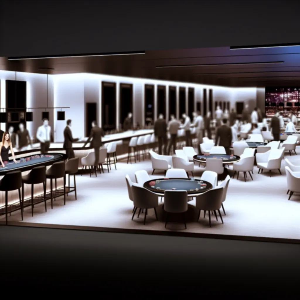 Nowoczesne wnętrze SportView Lounge z barową strefą i wygodnymi miejscami do siedzenia